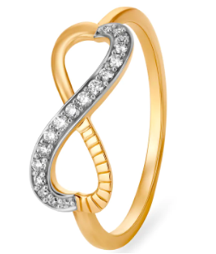 Yellow Gold Forever and Ever Finger Ring