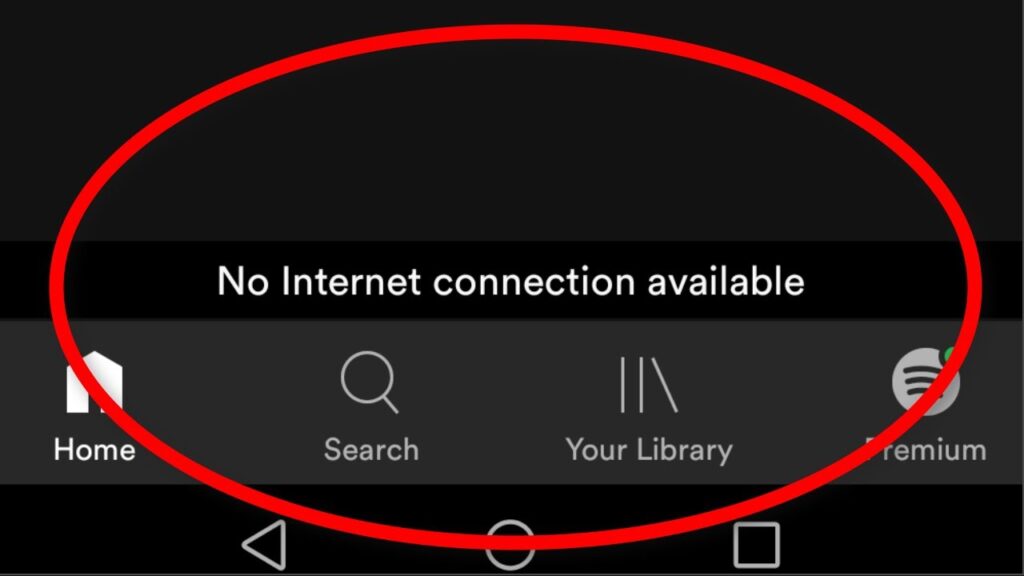 No Internet Connection