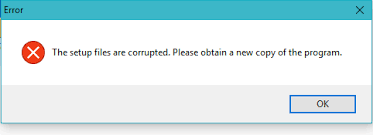 Corrupted Files