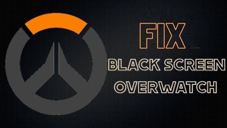 Overwatch Black Screen Crash