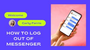 how to log out of messenger