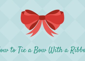 how to tie a bow with a ribbon
