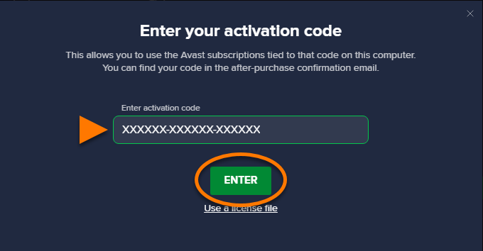Activate Avast Cleanup Premium Using the Activation Code