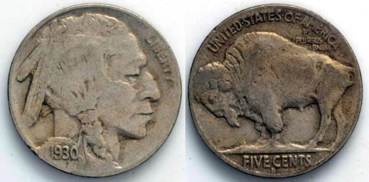 Indian Head Buffalo Nickel