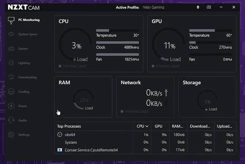 NZXT CAM