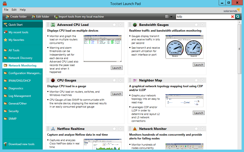 SolarWinds CPU Load Monitor