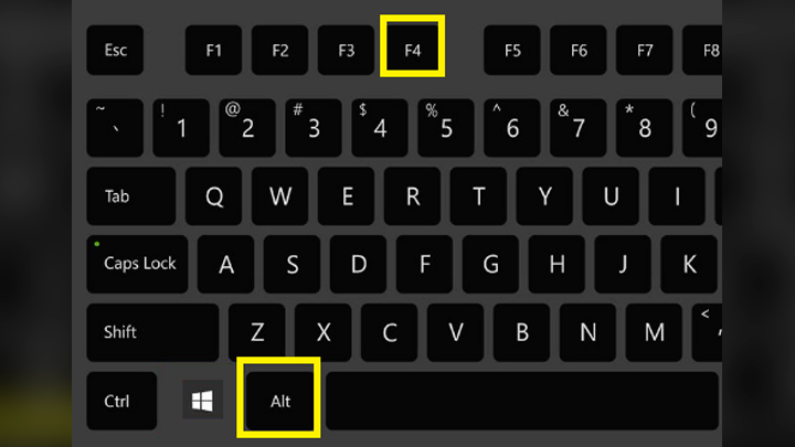 Alt and F4