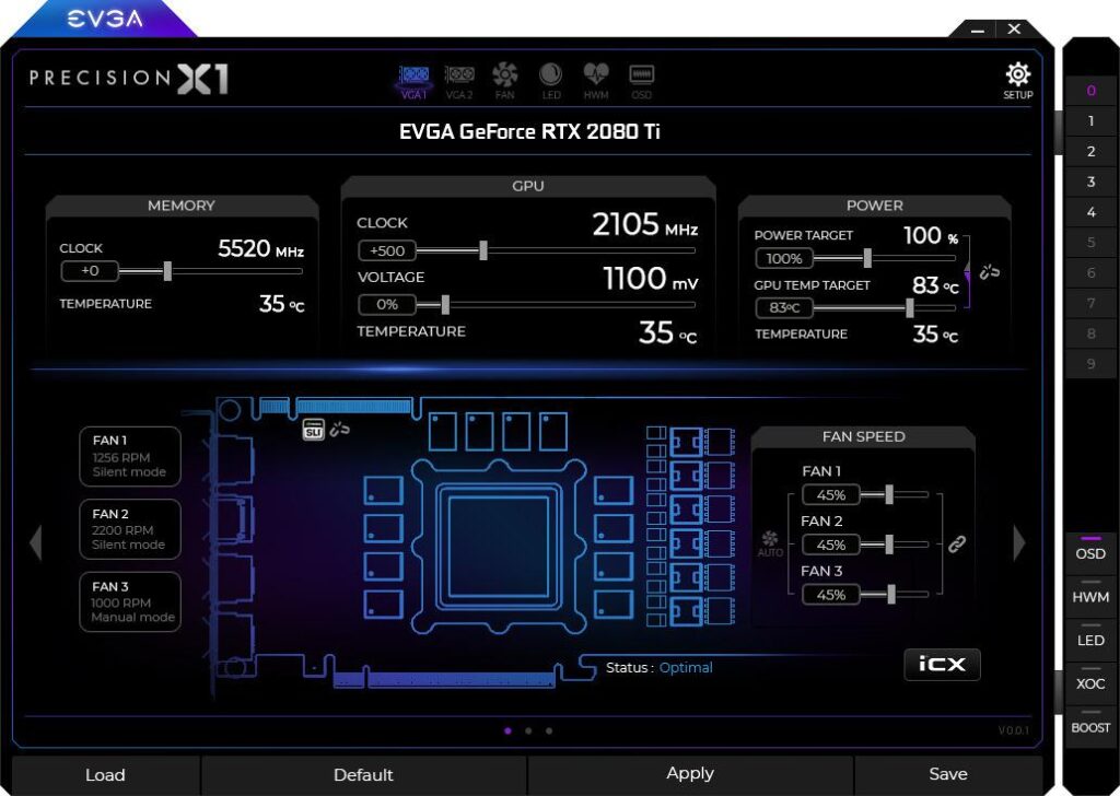 EVGA Precision X1