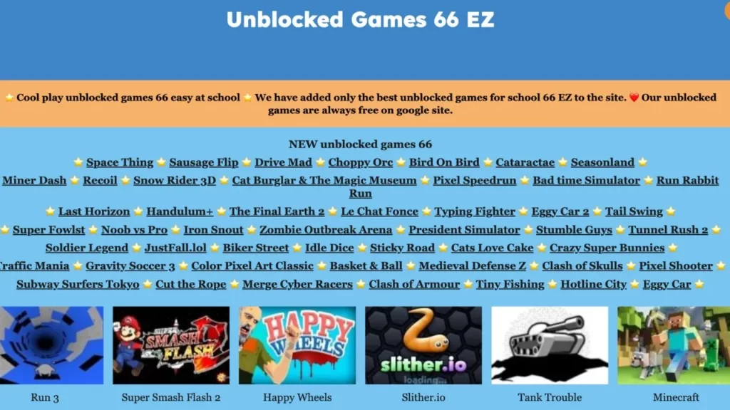 66EZ Slope Unblocked Games