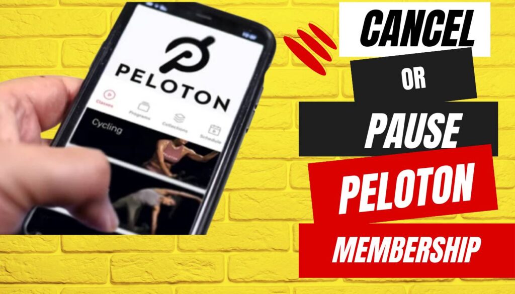 Cancel or Pause Peloton Membership Subscription