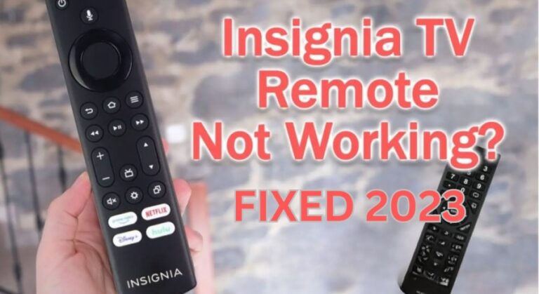 Insignia Fire TV Remote Not Working