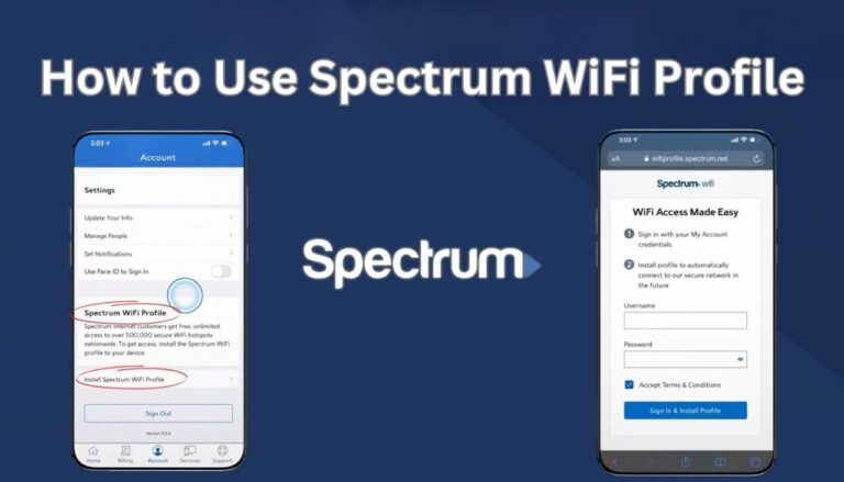 How to Use Spectrum WiFi Profile