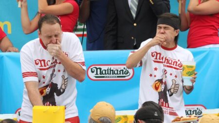 Who beat Joey Chestnut