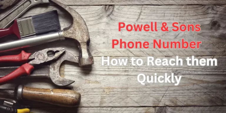 Powell & Sons Phone Number