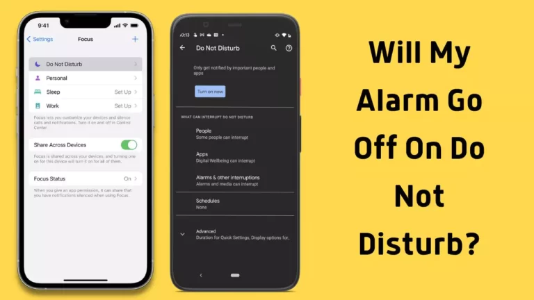 Will My Alarm Go Off On Do Not Disturb