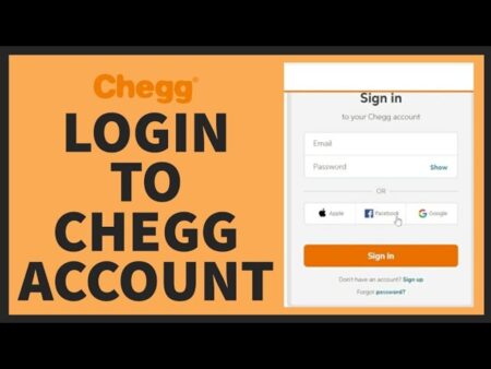 Chegg Account Login