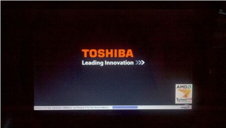 Toshiba Laptop Stuck on Startup Screen