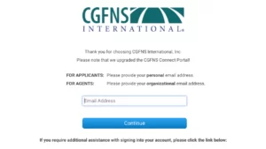 CGFNS Login