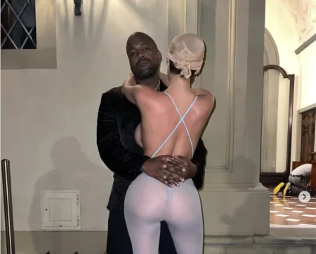 Kanye West's Wife Bianca Censori Spotted in Completely Sheer Bodysuit on Date Night in Italy