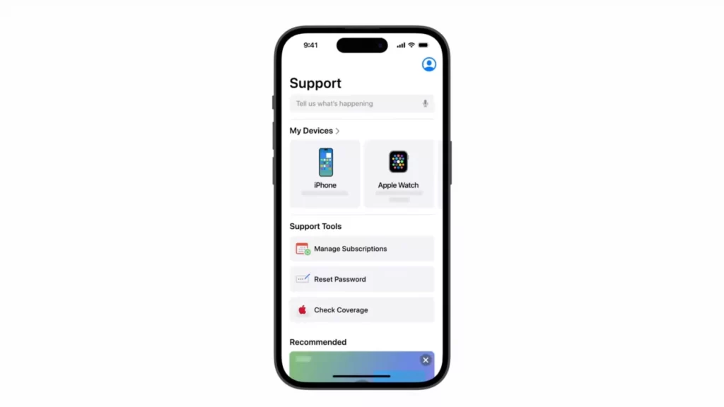 Apple Support App