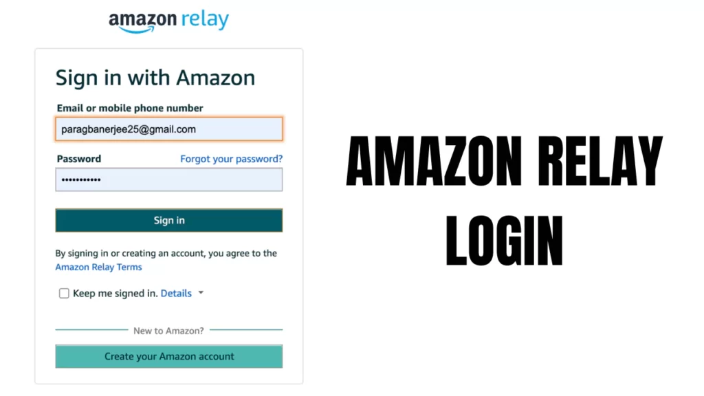 Amazon Relay Login