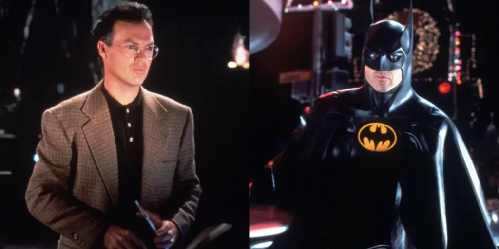 Michael Keaton as Bruce Wxayne/Batman