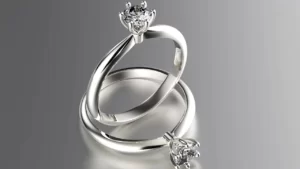 Moissanite Engagement Ring