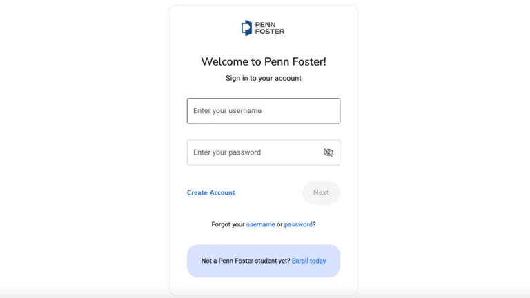 Penn Foster Login