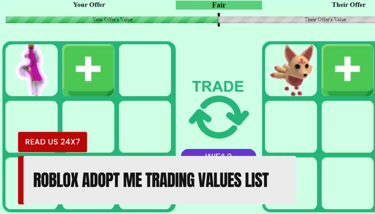 Adopt Me Trading Values List (September 2023)