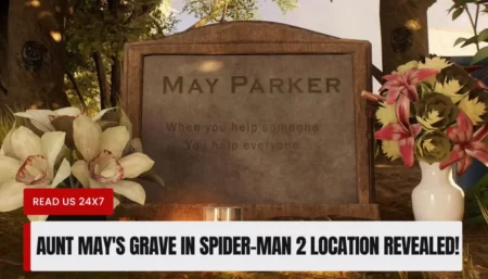 Where is Aunt May's grave in Spider-Man 2