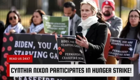 Cynthia Nixon Participates In Hunger Strike