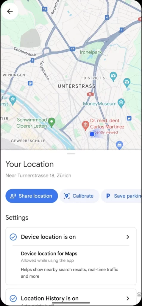 Simplified Location Settings