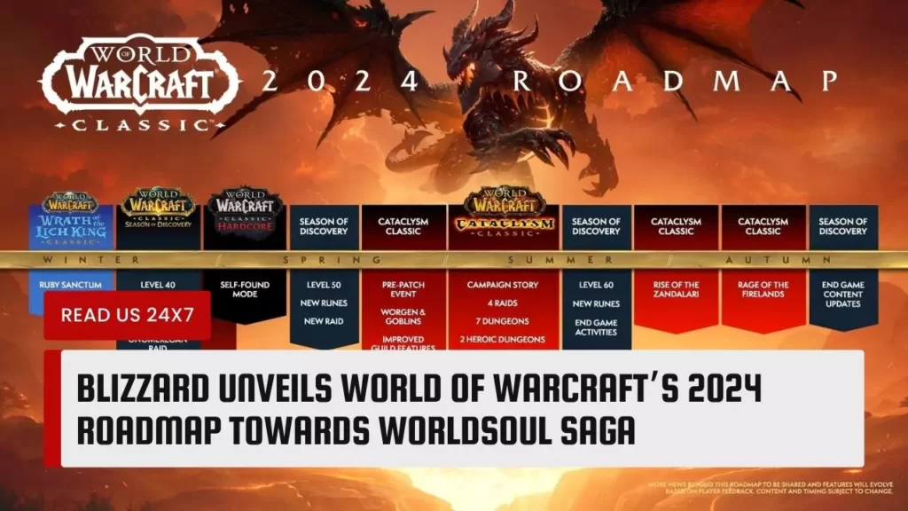 Blizzard Unveils World Of Warcraft’s 2024 Roadmap Towards Worldsoul Saga