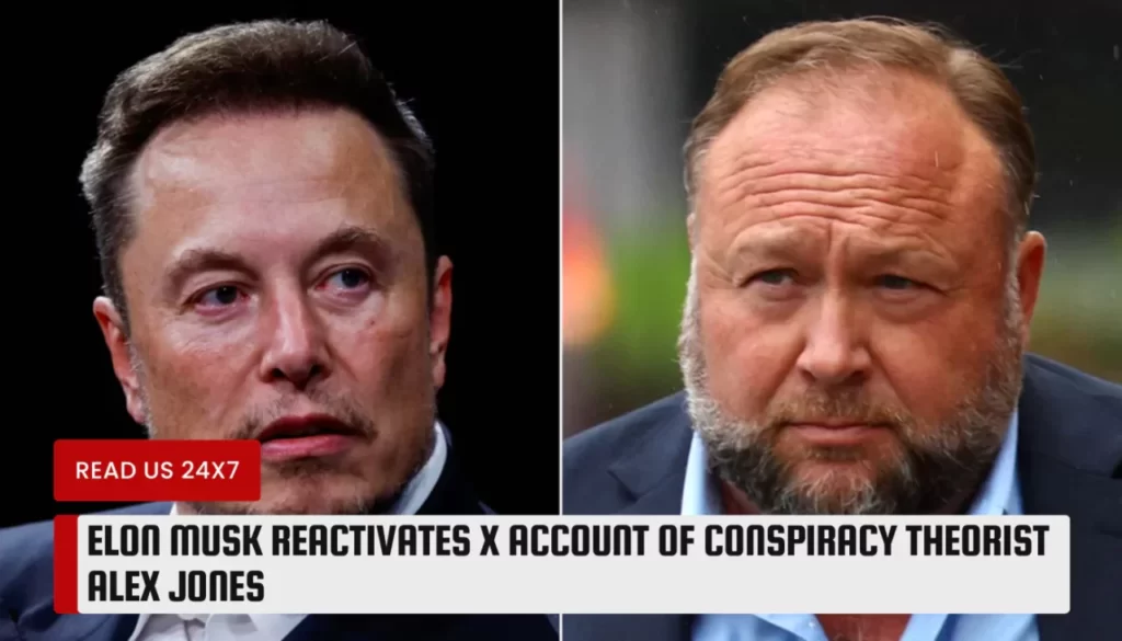 Elon Musk Reactivates X Account Of Conspiracy Theorist Alex Jones