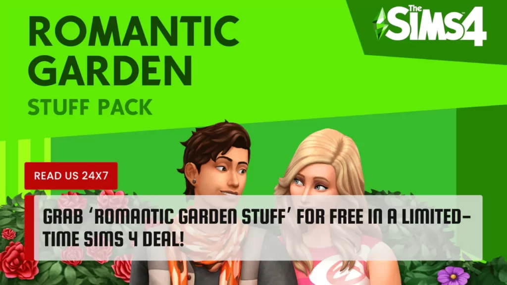Grab ‘Romantic Garden Stuff’ For Free In a Limited-Time Sims 4 Deal!