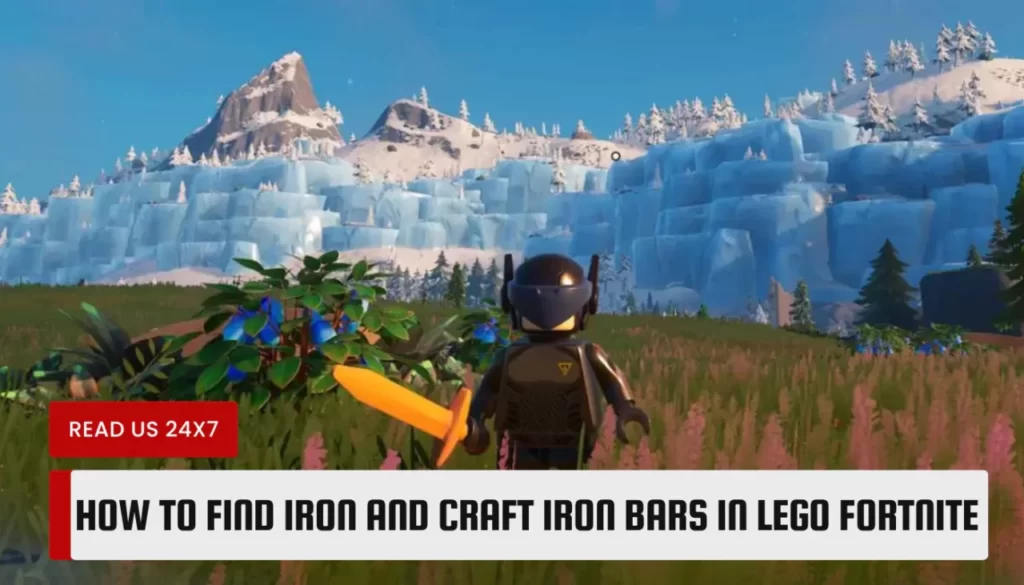 How to Find Iron and Craft Iron Bars in LEGO Fortnite