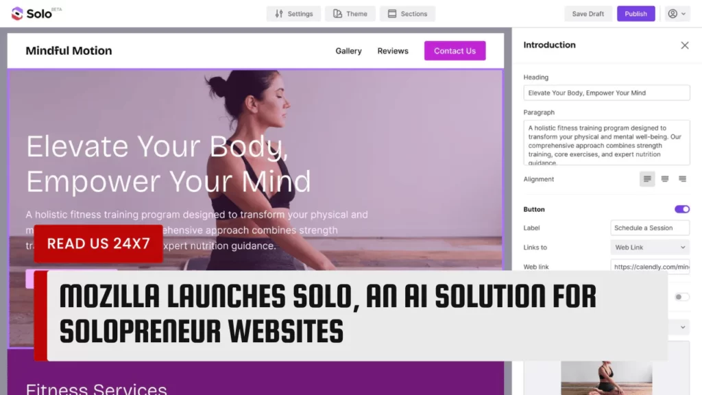 Mozilla Launches Solo, an AI Solution for Solopreneur Websites