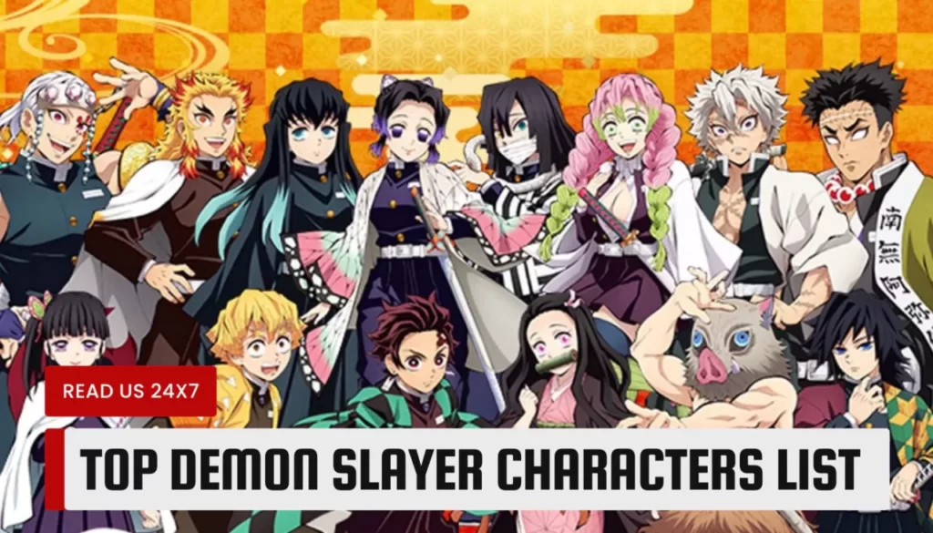 Top Demon Slayer Characters List