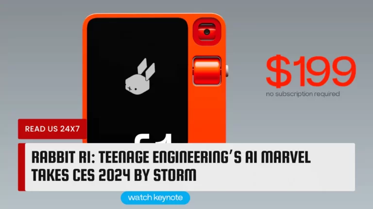Rabbit R1: Teenage Engineering’s AI Marvel Takes CES 2024 by Storm