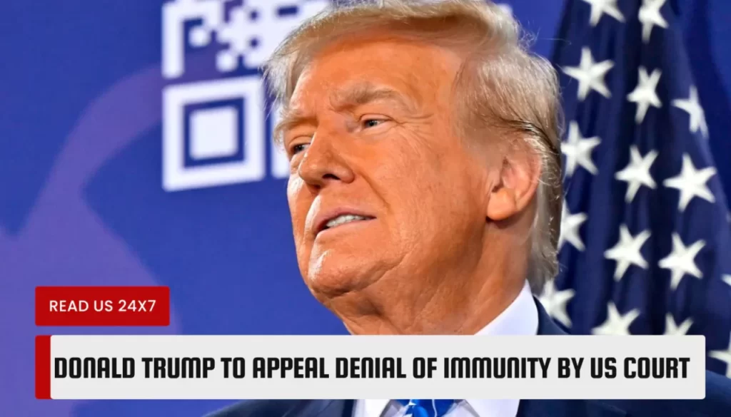 US Court Denies Trump Immunity in DC Election Case