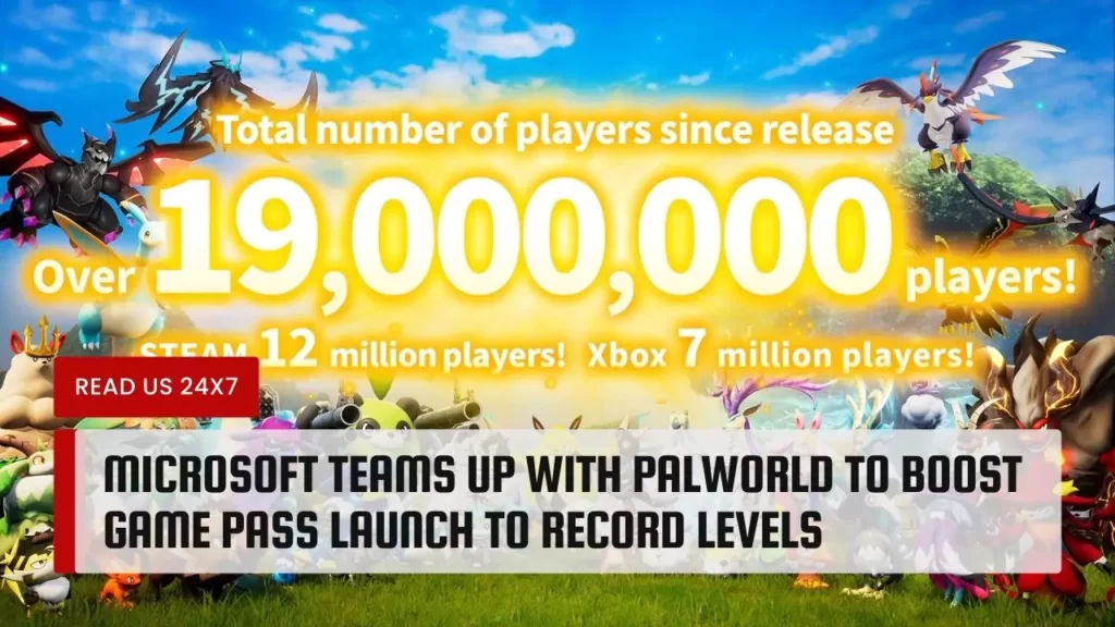 Microsoft Teams Up with Palworld to Boost Game Pass Launch to Record Levels