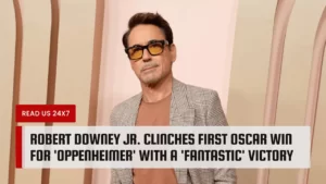 Robert Downey Jr. Clinches First Oscar Win for 'Oppenheimer' with a 'Fantastic' Victory