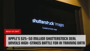 Apple's $25-50 Million Shutterstock Deal Unveils High-Stakes Battle for AI Training Data