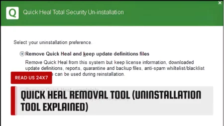 Quick Heal Removal Tool
