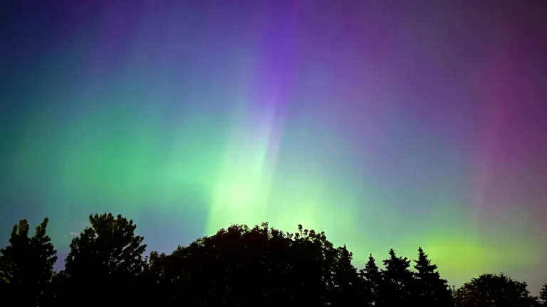 Solar Storm Produces Breathtaking Northern Lights Display