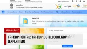 TAFCOP Portal