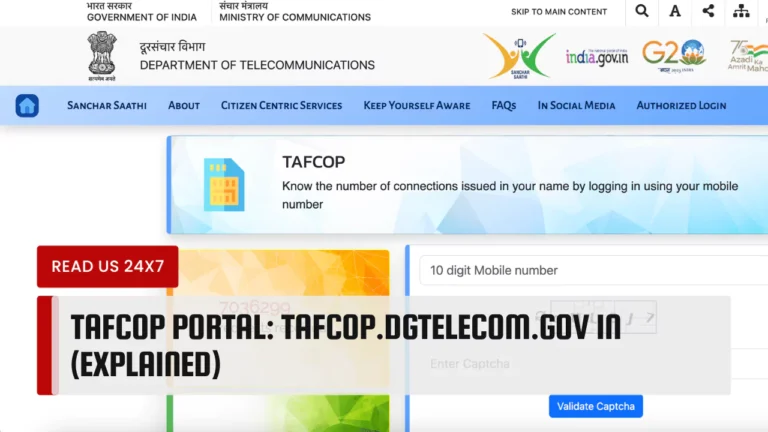 TAFCOP Portal