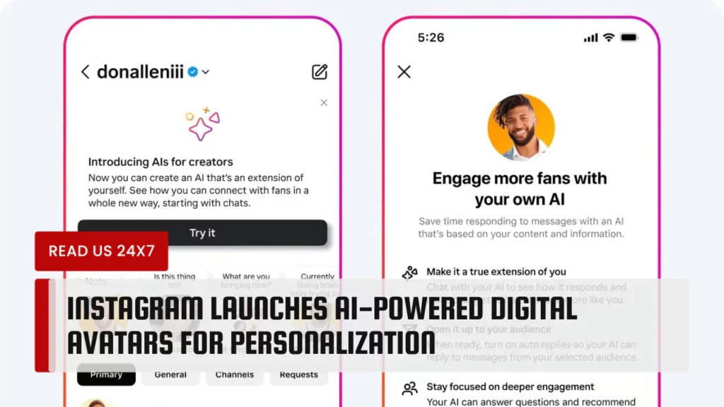 Instagram Launches AI-Powered Digital Avatars for Personalization