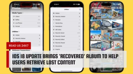 iOS 18 Update Brings 'Recovered' Album to Help Users Retrieve Lost Content
