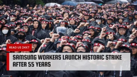 Samsung Workers Launch Historic Strike After 55 Years